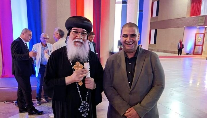 سعيد فايز والأنبا مكاريوس