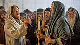 Jesus christ with pharisees print
