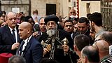 البابا تواضروس، القدس، جنازة الأنبا إبراهام 2015