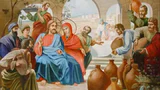 المسيح والعذراء عرس قانا الجليل