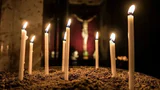 شمعة في كنيسة